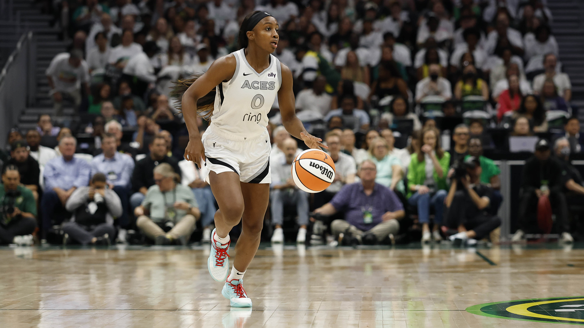 GAME RECAP: Aces Fall to Storm 86-83, Return to Las Vegas for Series-Deciding Game 3